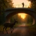 Wildlife Crossing Grants project area along a rural road with fencing and wooded habitat